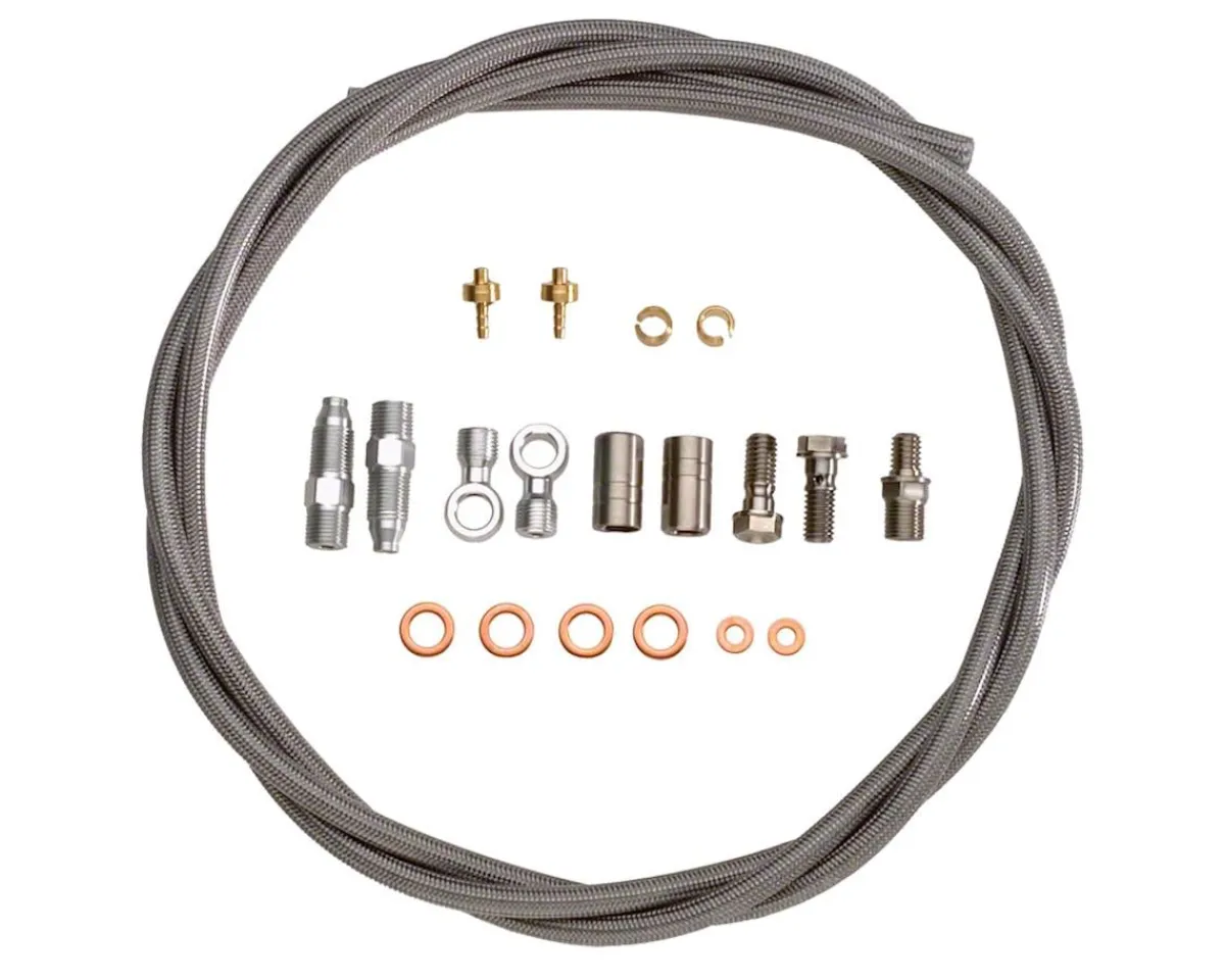 Hope Brakes|Cables & Housing|Hydraulic Hose Kit by Goodridge (Braided Stainless) (1600mm)