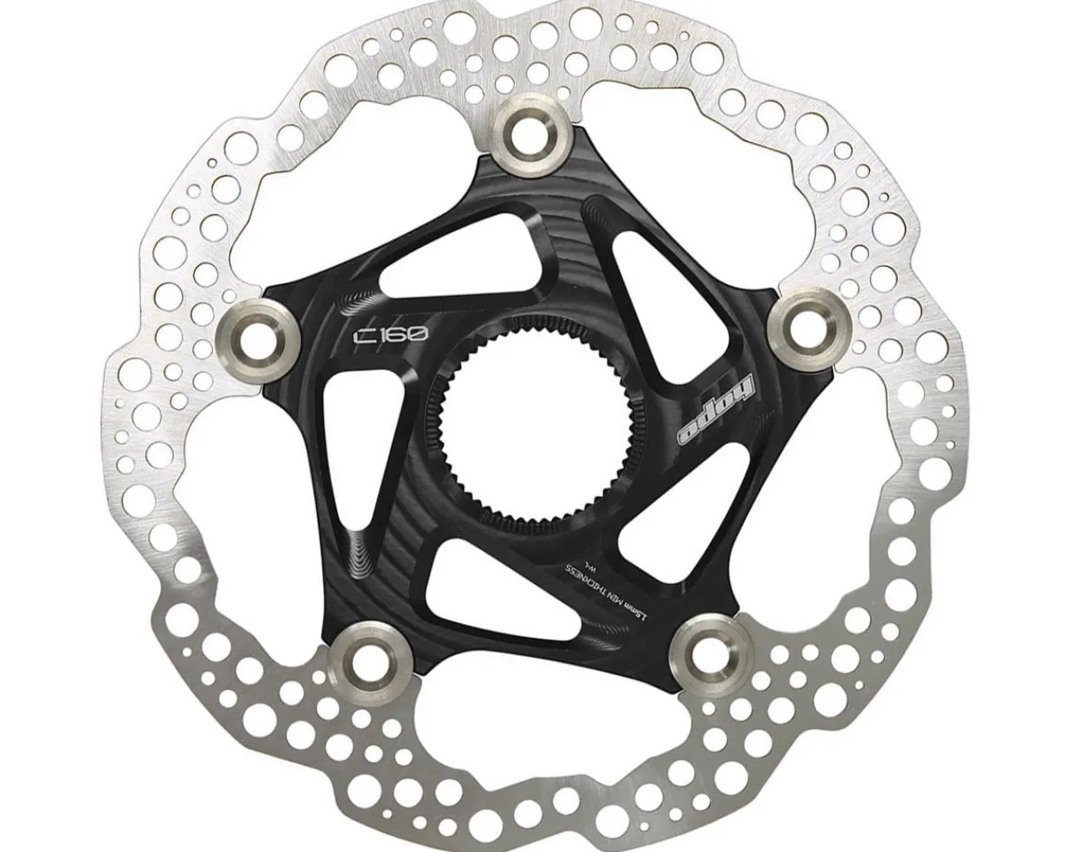 Hope Brakes|MTB Floating Disc Brake Rotor (Black) (Centerlock) (160mm)