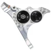 Hope Brakes|RX4+ Road/Gravel Disc Brake Caliper (Silver) (Hydraulic) (Front) (Front Flat DM +20) (DOT)