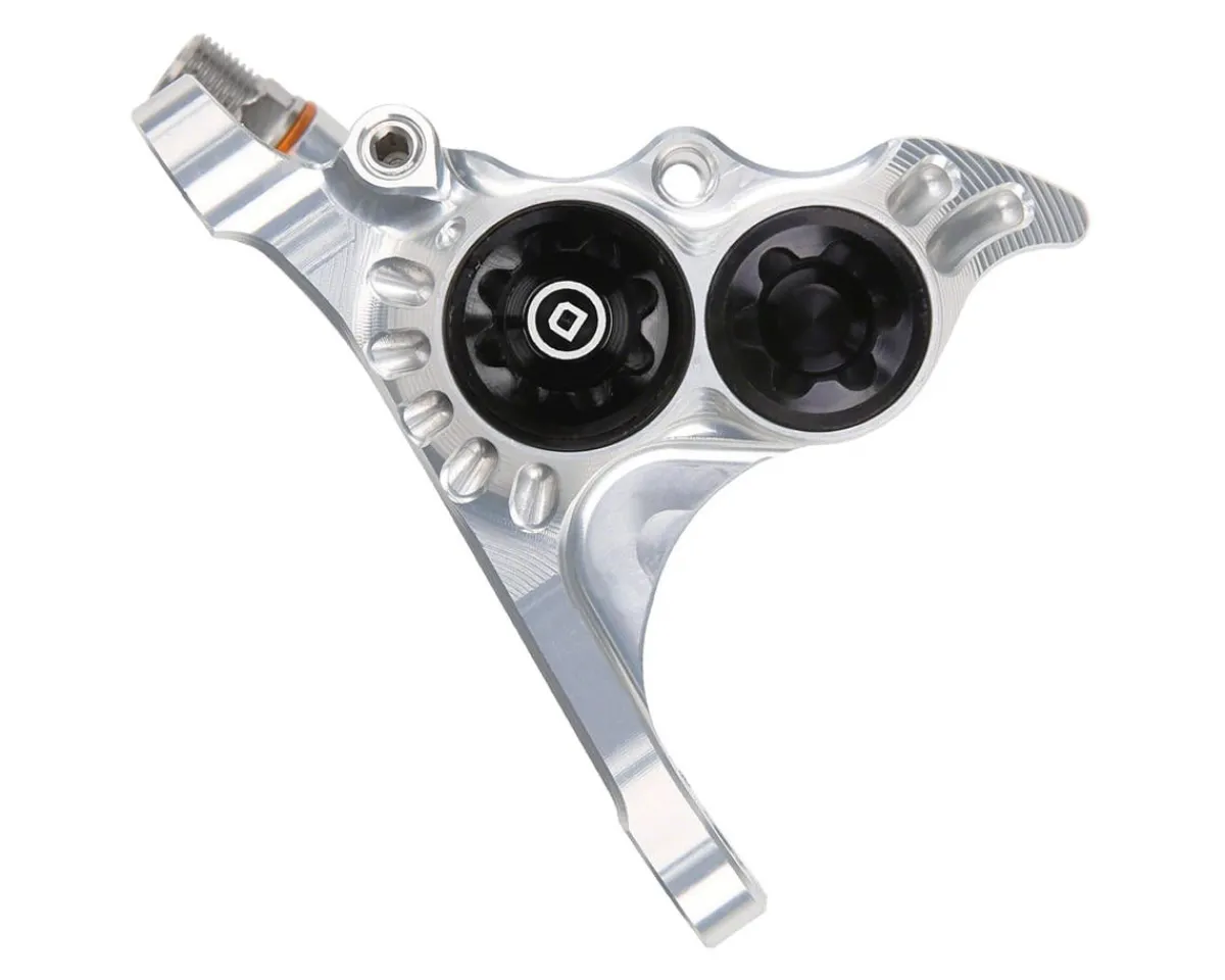 Hope Brakes|RX4+ Road/Gravel Disc Brake Caliper (Silver) (Hydraulic) (Front) (Front Flat DM +20) (DOT)