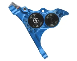 Hope Brakes|RX4+ Road/Gravel Disc Brake Caliper (Blue) (Hydraulic) (Front) (Front Flat DM +20) (Mineral Oil)