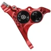 Hope Brakes|RX4+ Road/Gravel Disc Brake Caliper (Red) (Hydraulic) (Front) (Front Flat DM +20) (DOT)