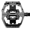HT Pedals & Cleats|X3 Clipless Platform Pedals (Stealth Black) (9/16")
