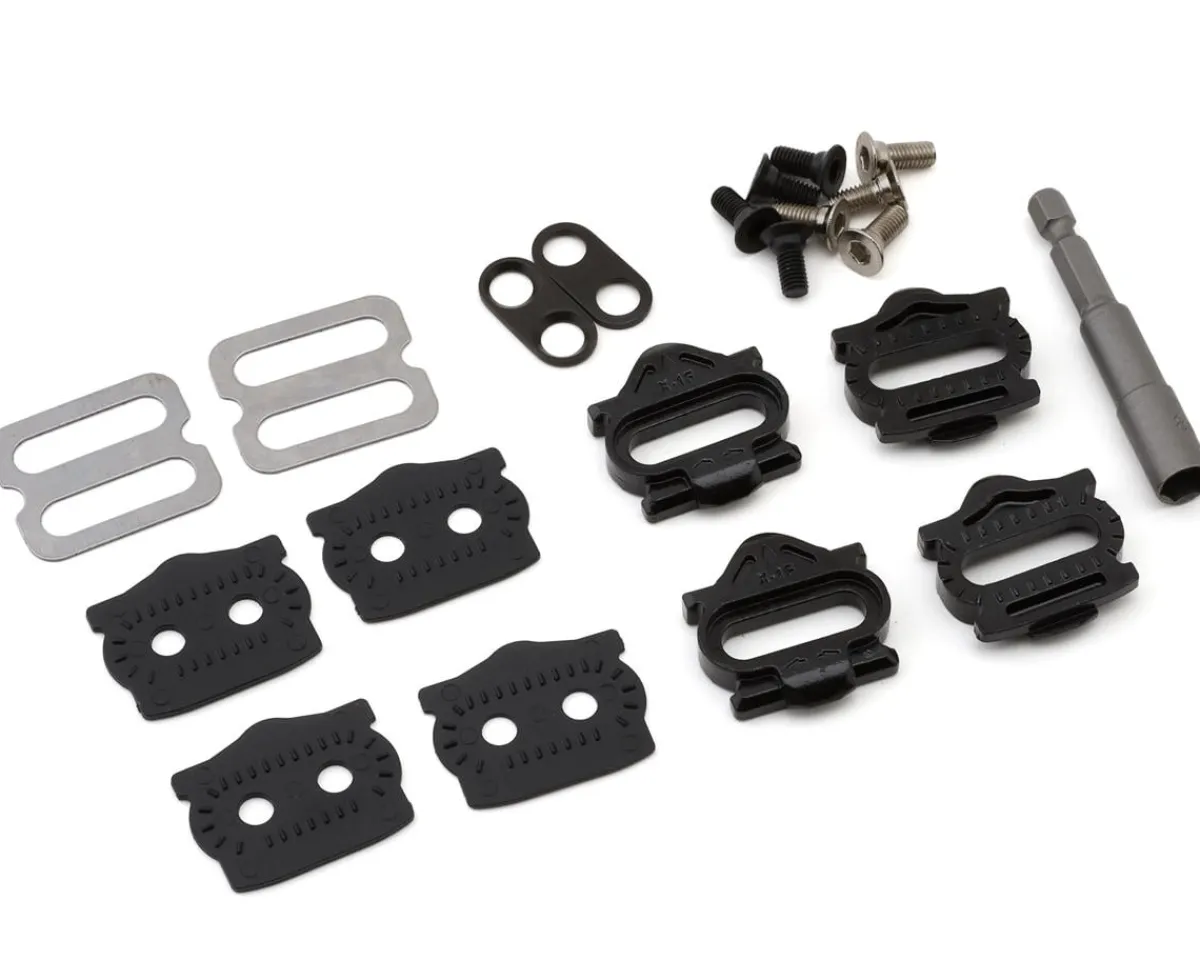 HT Pedals & Cleats|X2 Clipless Platform Pedals (Stealth Black)