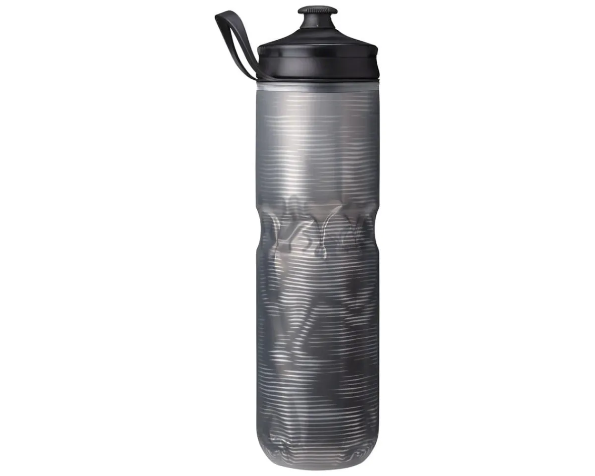Hydrapak Holiday Shopping|Water Bottles|Polar Sport Pulse Insulated Water Bottle (Black) (24oz) (Single)