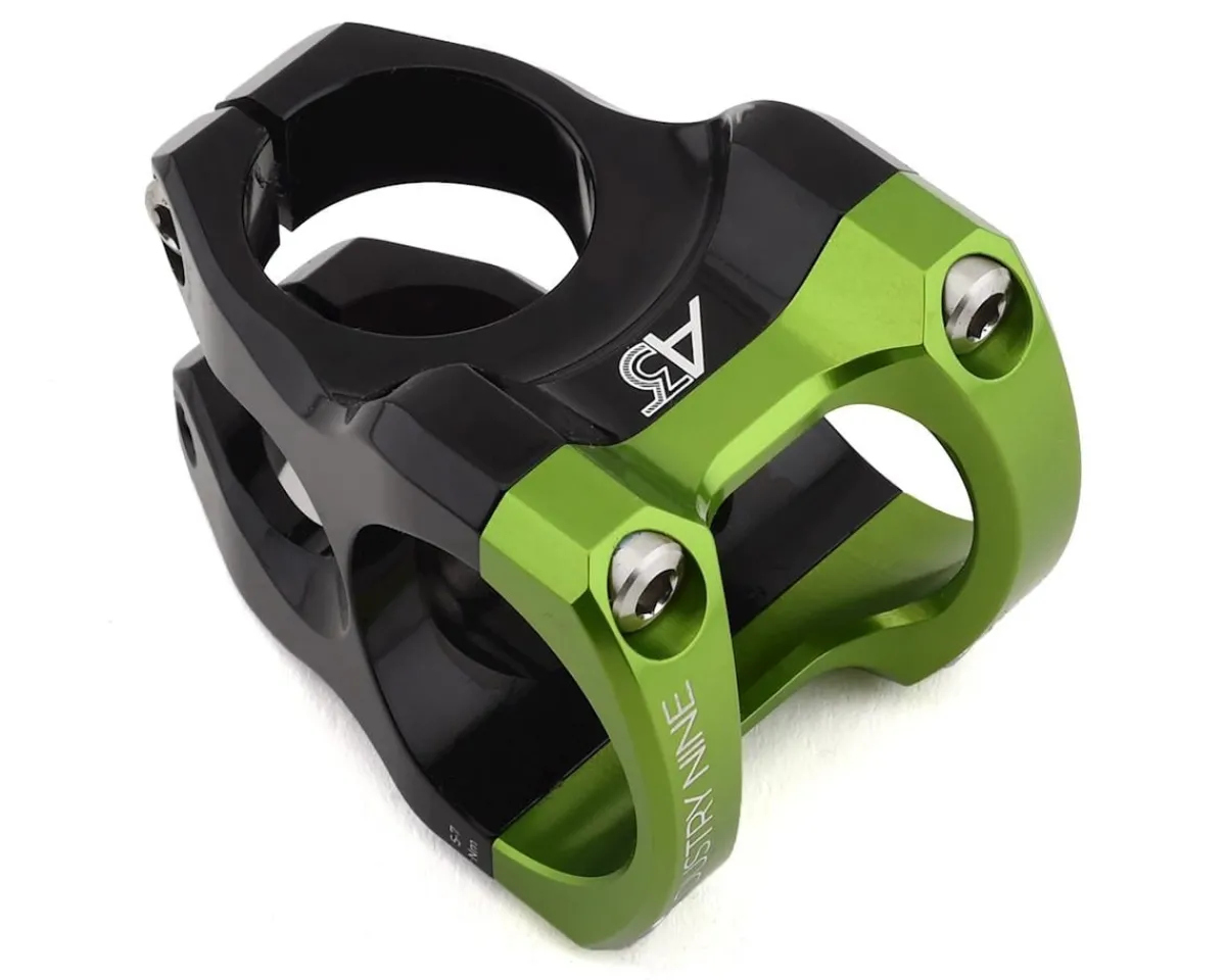 Industry Nine Stems & Parts|A35 Stem (Black/Lime) (35.0mm) (32mm) (9°)