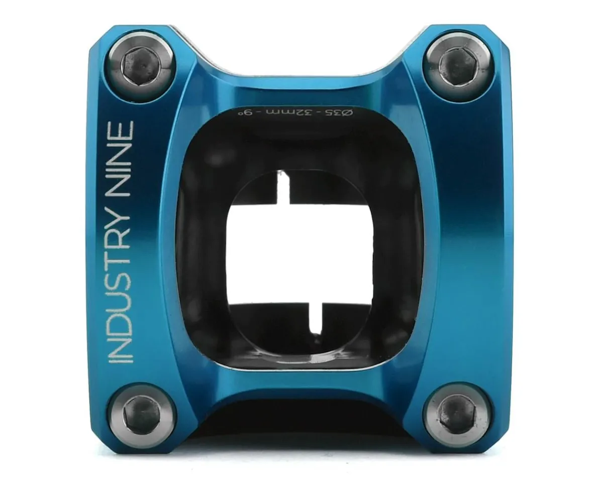 Industry Nine Stems & Parts|A35 Stem (Black/Turquise) (35.0mm) (32mm) (9°)