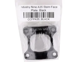 Industry Nine Stems & Parts|A35 Stem Face Plate (Black)