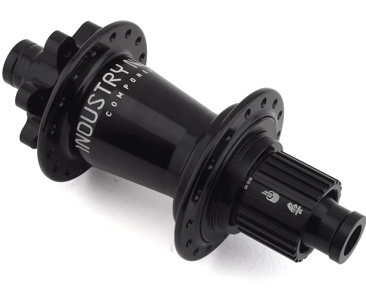 Industry Nine Wheels & Parts|Hydra Rear Disc Hub (Black) (Shimano Micro Spline) (6-Bolt) (12 x 148mm (Boost)) (32H)