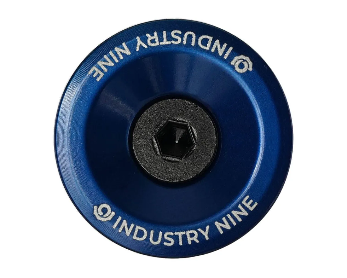 Industry Nine Stems & Parts|Headsets & Spacers|Ultra Light Aluminum Top Cap (Blue) (1-1/8")