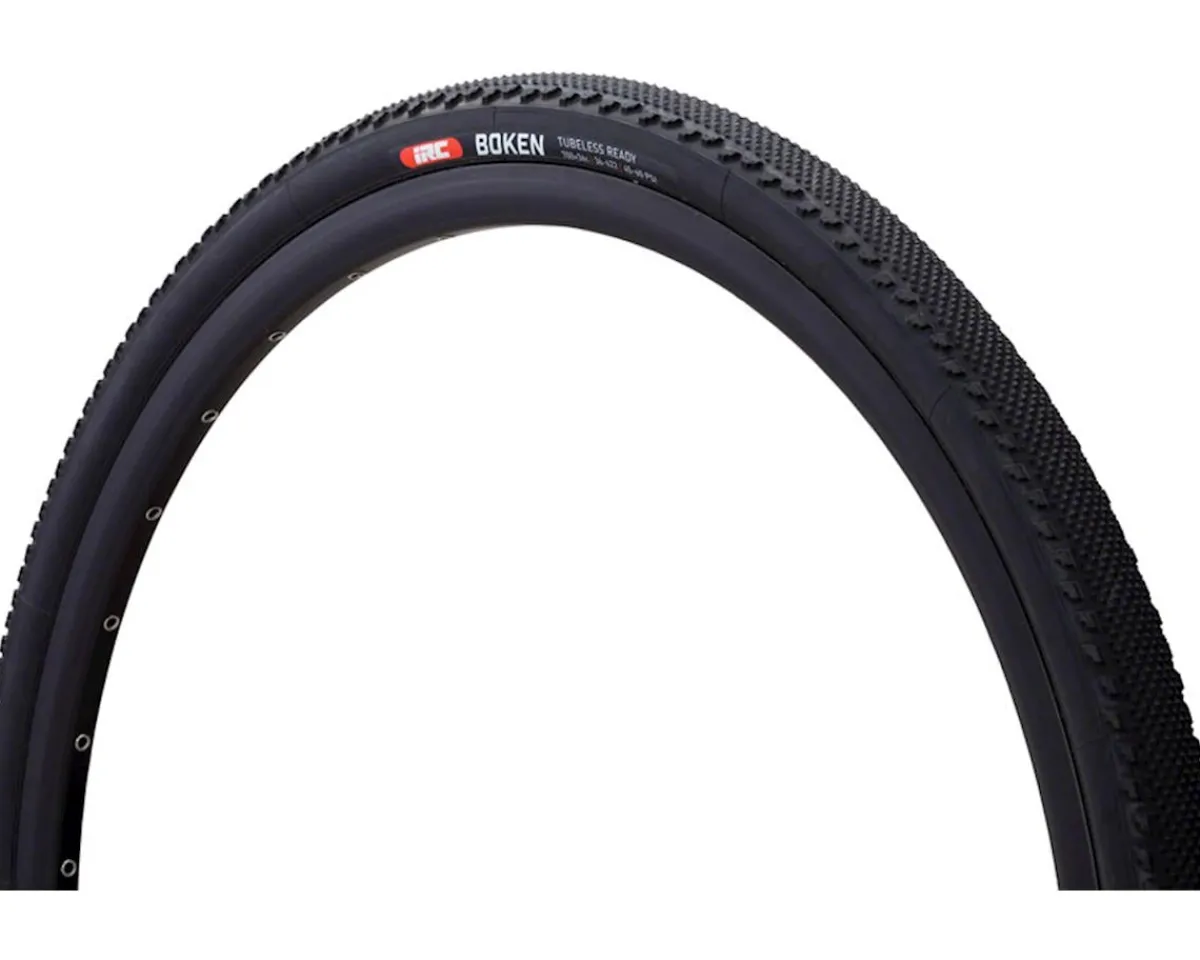 IRC Tires|Boken Tubeless Gravel Tire (Black) (700c) (36mm)