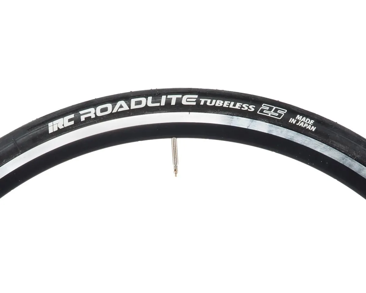IRC Tires|Roadlite Tubeless Road Tire (Black) (700c) (25mm)