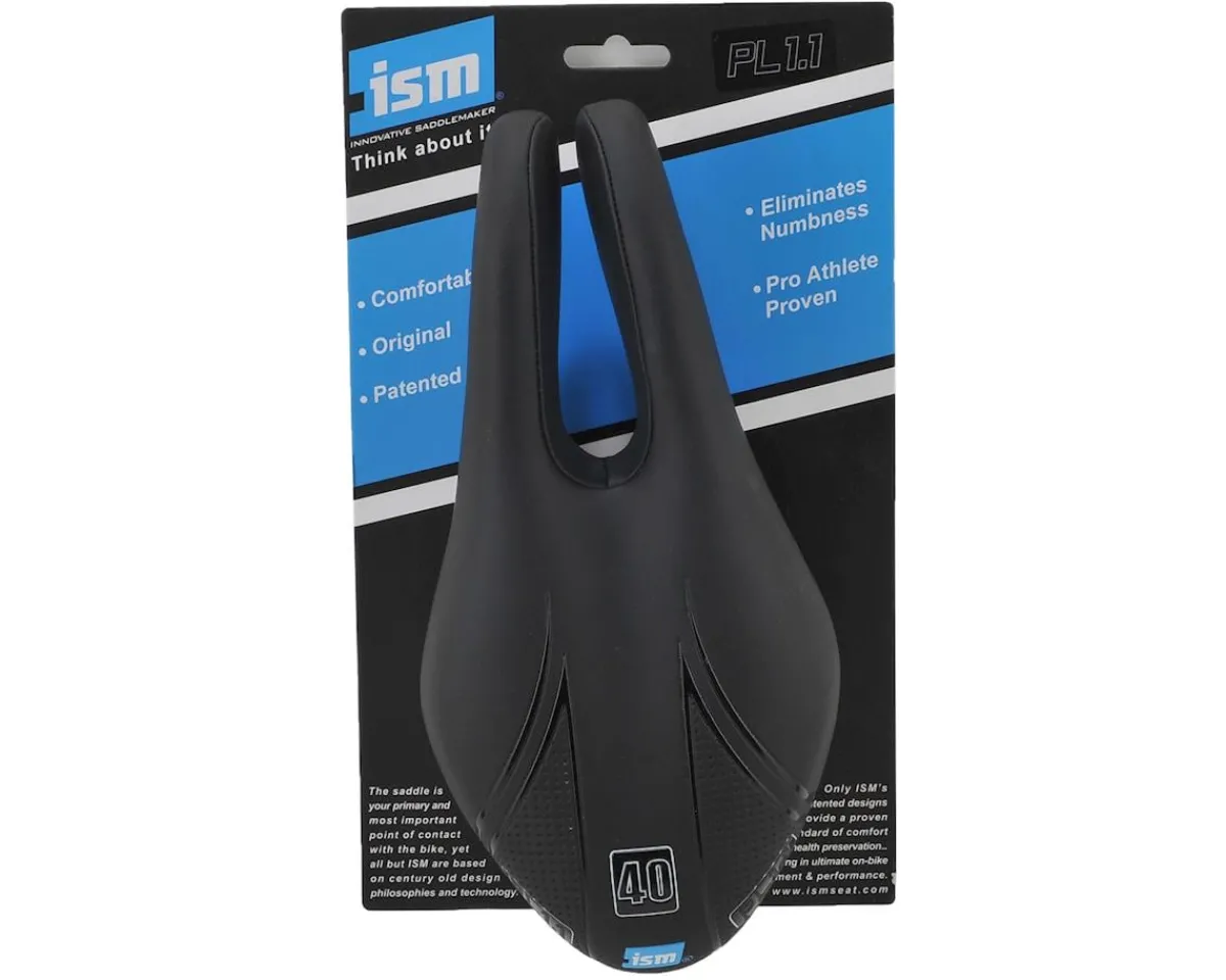 ISM Saddles & Seats|PL 1.1 Saddle (Black) (Chromoly Rails) (135mm)
