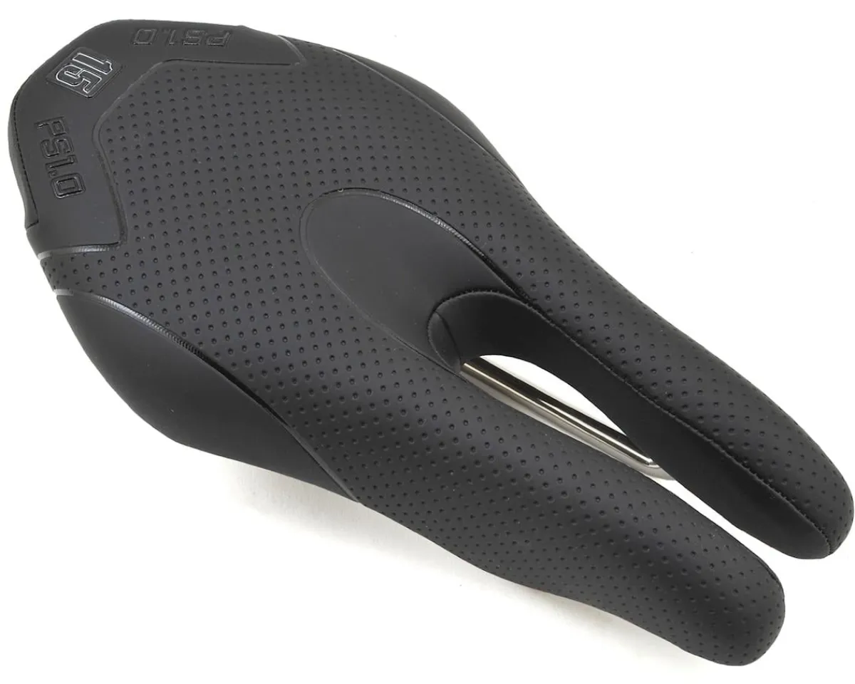 ISM Saddles & Seats|PS 1.0 TT Saddle (Black) (CrN/Ti Alloy Rails) (130mm)