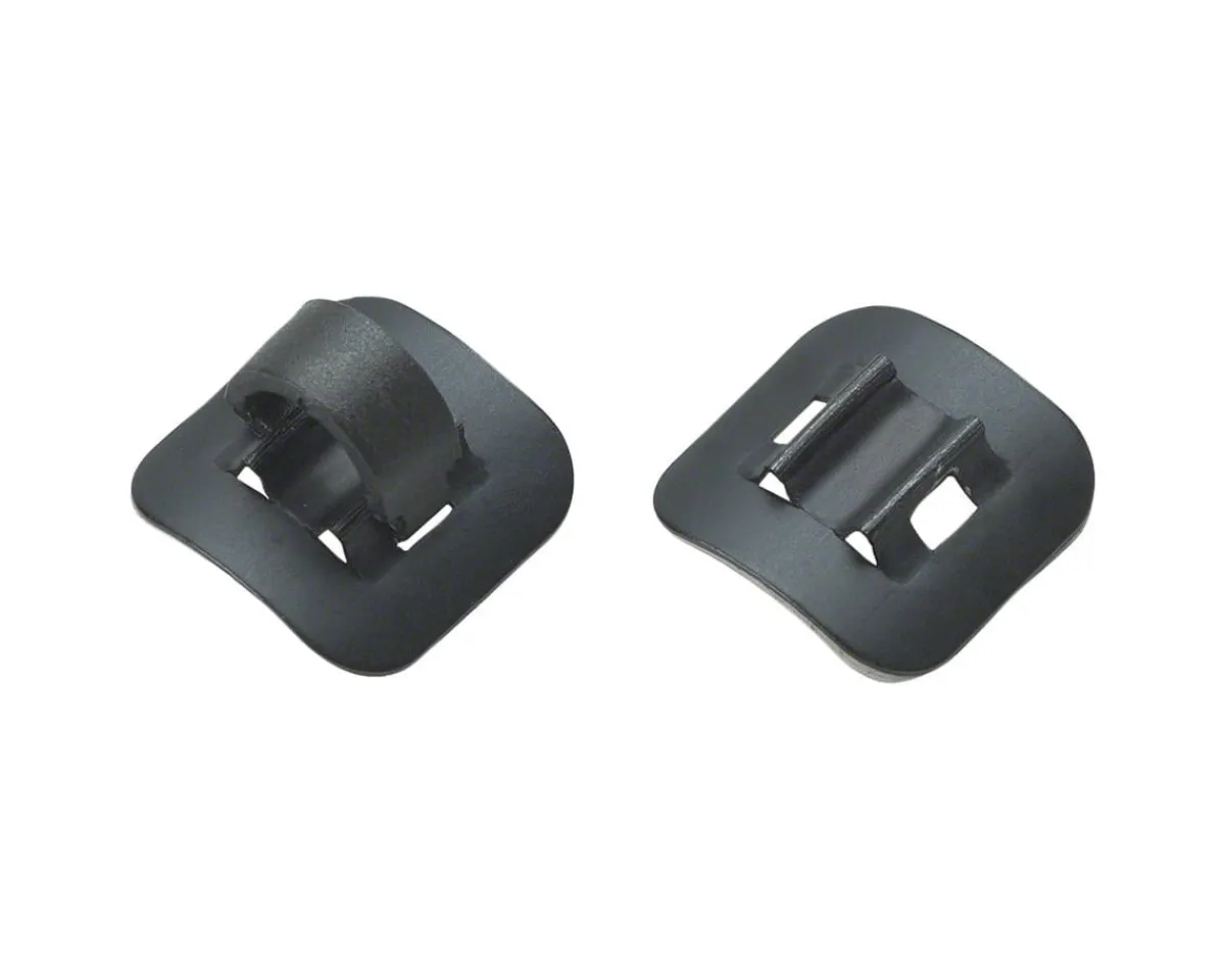 Jagwire Cables & Housing|Alloy Stick-On Guides with C-Clips (Black) (Box of 4)