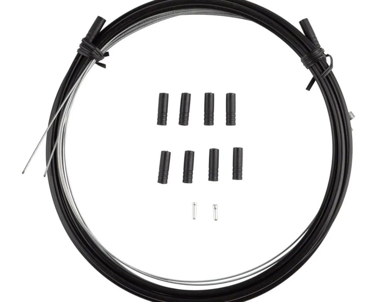 Jagwire Cables & Housing|Basics Shift Cable DIY Kit (Black) (For SRAM/Shimano) (Mountain & Road)