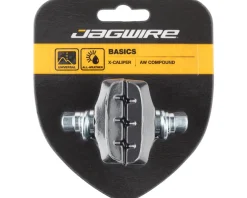 Jagwire Brakes|Basics X-Age Molded Caliper Brake Pads (Black) (1 Pair) (Threaded Post)