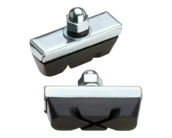 Jagwire Brakes|Basics X-Caliper Brake Pads (Silver/Black) (Threaded Post) (20 Pairs)