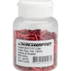Jagwire Cables & Housing|Cable End Crimps (Red) (1.8mm) (Bottle of 500)