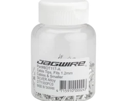 Jagwire Cables & Housing|Cable End Crimps (Silver) (1.2mm) (Bottle of 500)