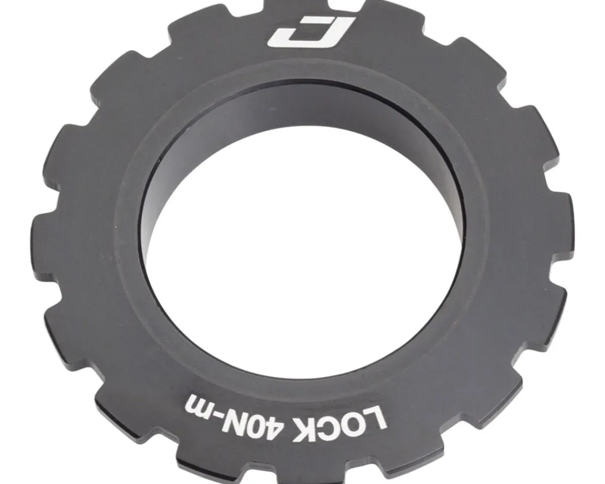 Jagwire Brakes|Centerlock Disc Brake Rotor Lock Ring (Black ) (For 15-20mm Axles) (Alloy)