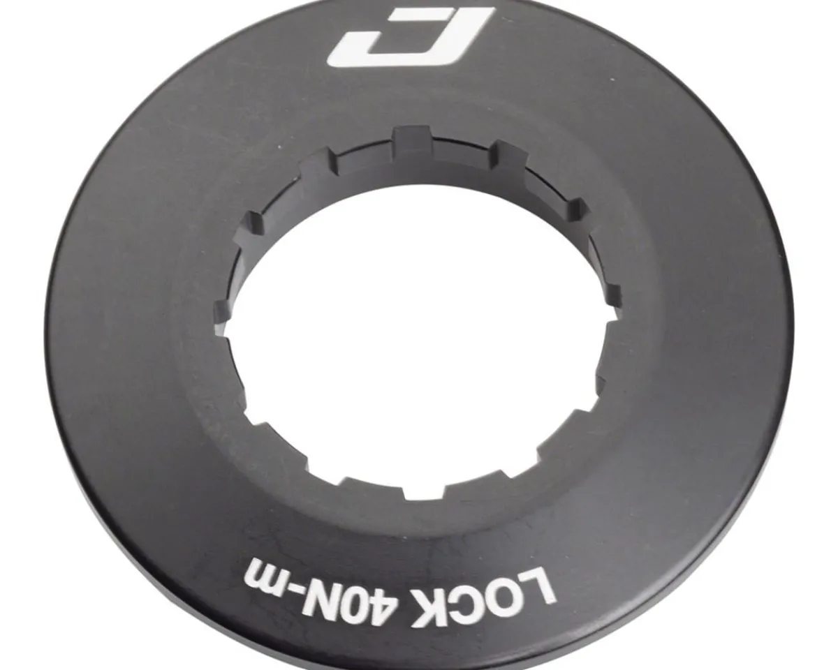 Jagwire Brakes|Centerlock Disc Brake Rotor Lock Ring (Black ) (For 9-12mm Axles) (Alloy)