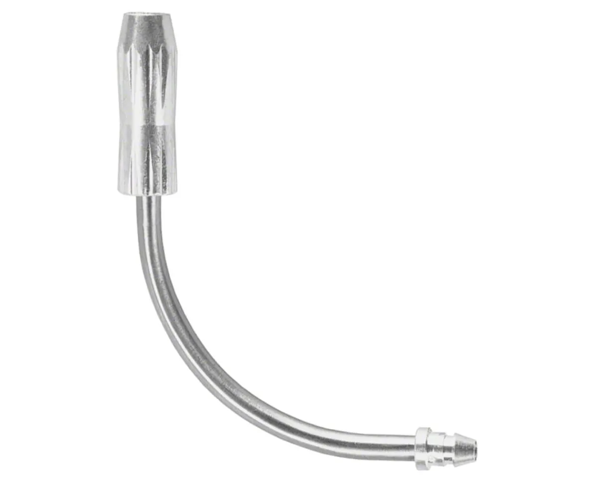 Jagwire Cables & Housing|Derailleurs & Parts|90 Degree Brake Noodle with Barrel Adjuster (Silver)