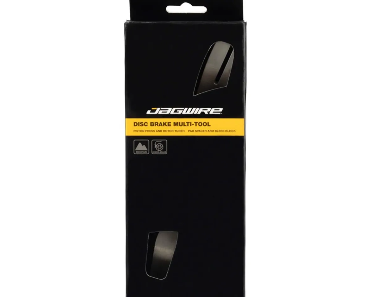Jagwire Tools|Disc Brake Multi-Tool (Rotor Truer, Pad Spacer, Bleed Block, Piston Press)