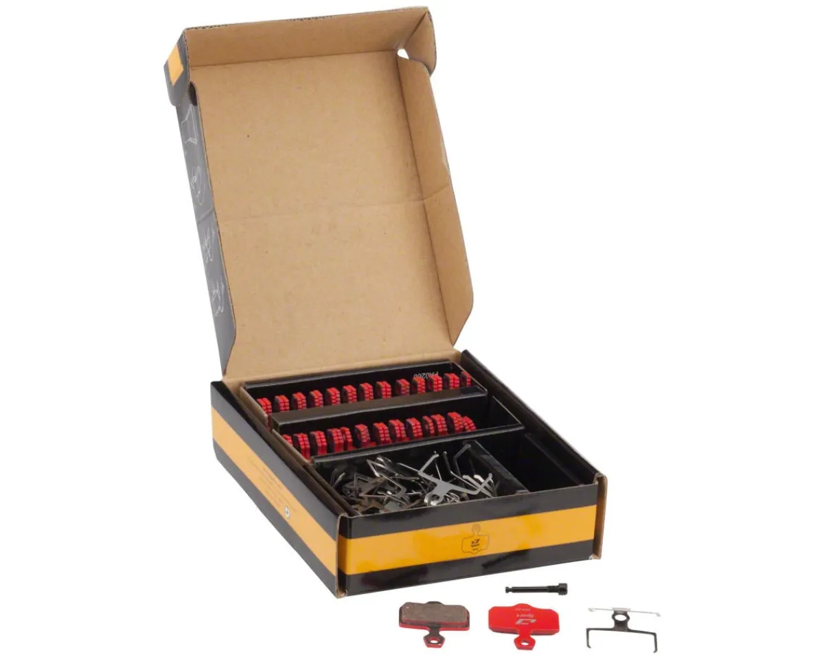 Jagwire Brakes|Disc Brake Pad Bulk Pack (Avid Elixir R/CR1, SRAM XO/XX) (Semi-Metallic) (Sport Compound) (25 Pairs)
