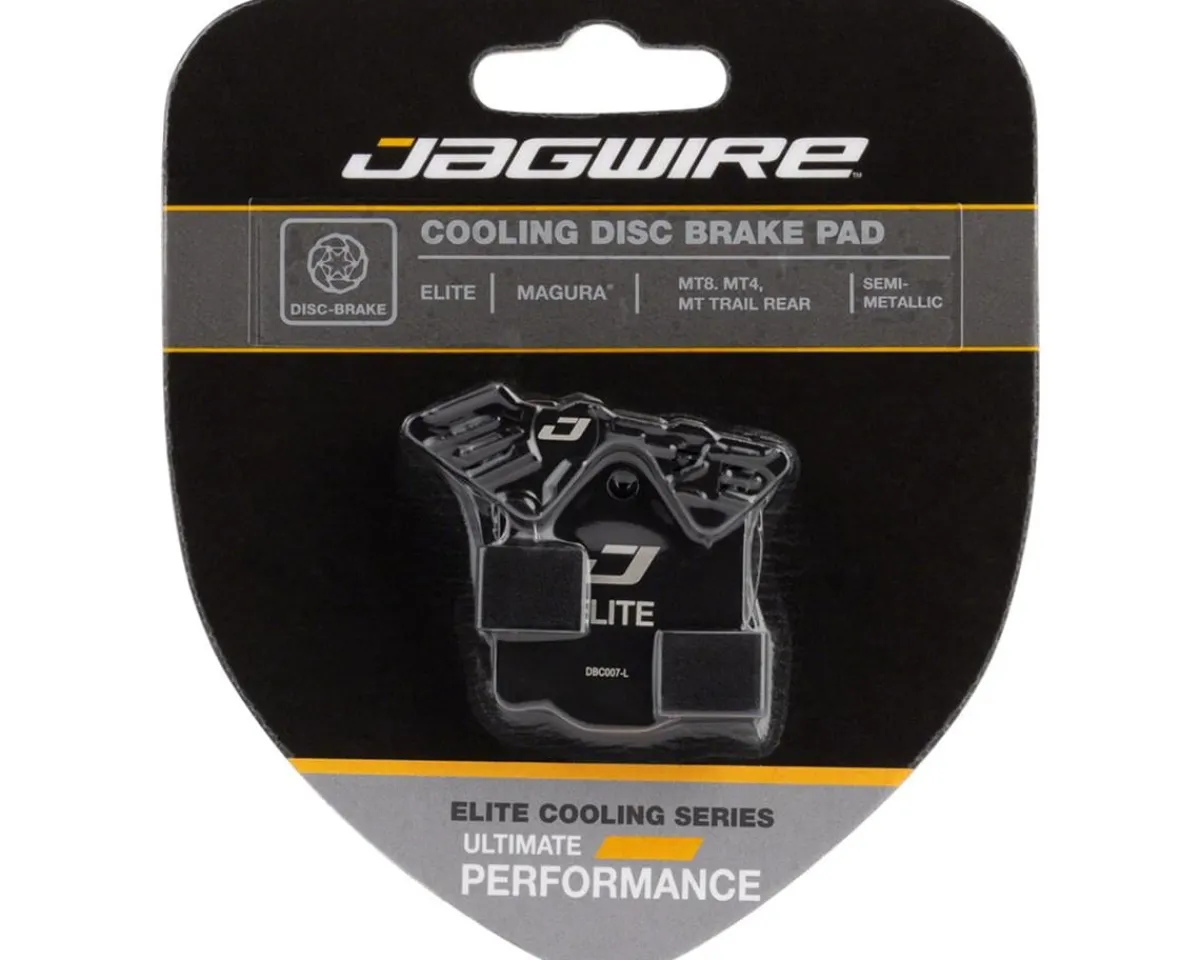 Jagwire Brakes|Elite Cooling Disc Brake Pad (Fits Magura MT8, MT4, MT Trail Rear) (1 Pair)