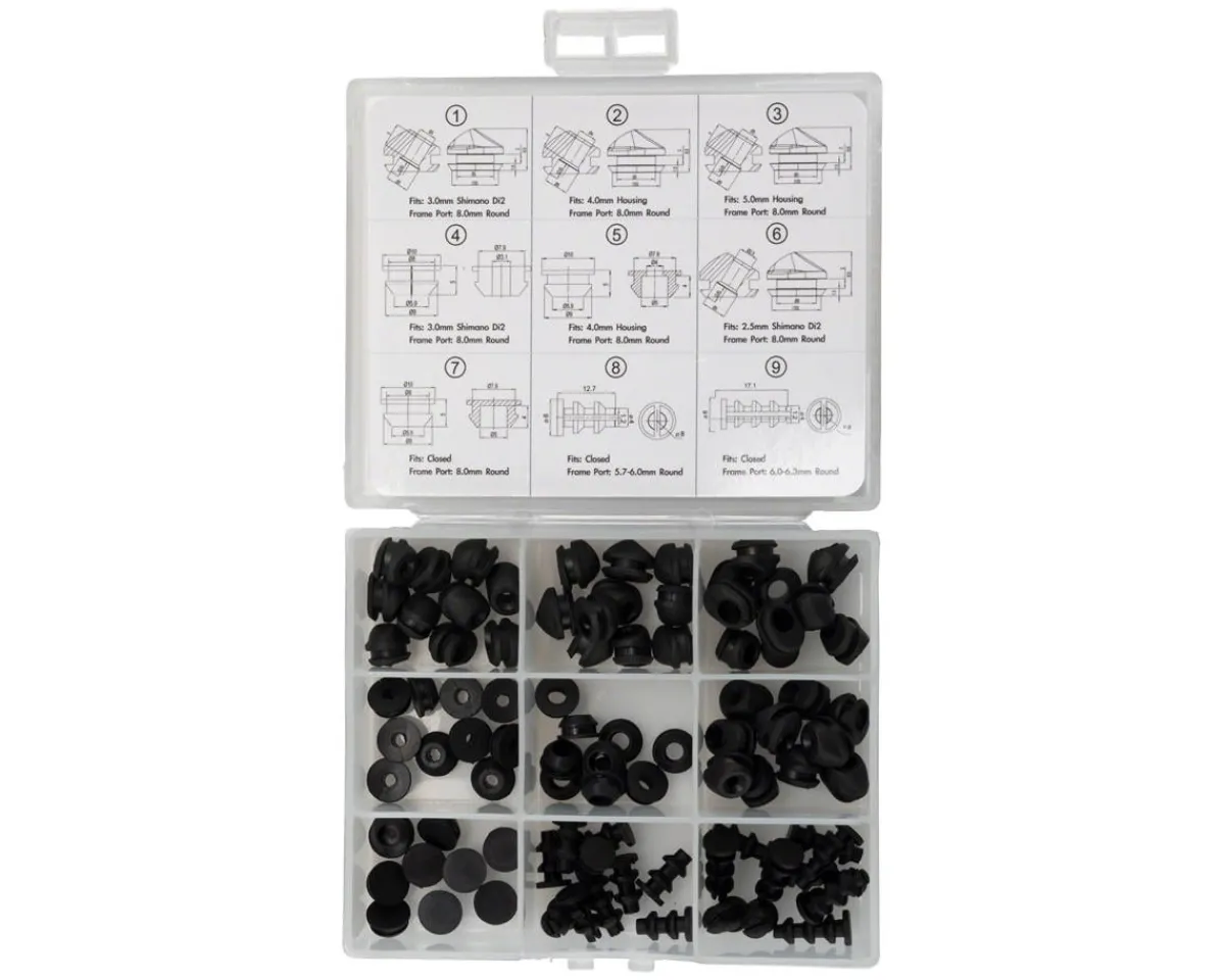 Jagwire Cables & Housing|Frame Plug Combo Box for Housing (Di2 & Closed-Type)
