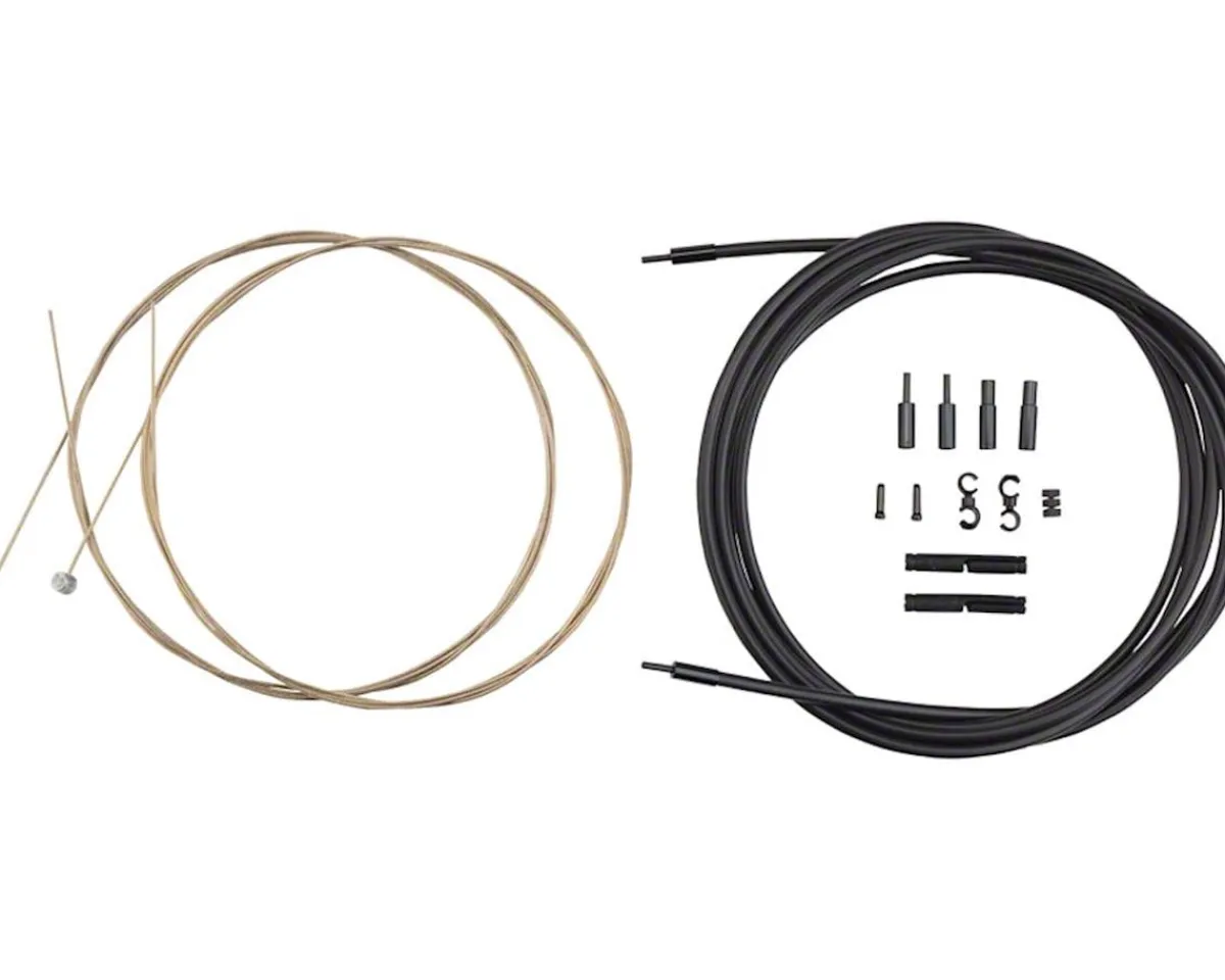 Jagwire Brakes|Cables & Housing|Mountain Pro Brake Cable Kit (Organic Green) (Stainless) (1.5mm) (1500/2800mm) (w/ Housing)