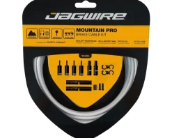 Jagwire Brakes|Cables & Housing|Mountain Pro Brake Cable Kit (White) (Stainless) (1.5mm) (1500/2800mm) (w/ Housing)