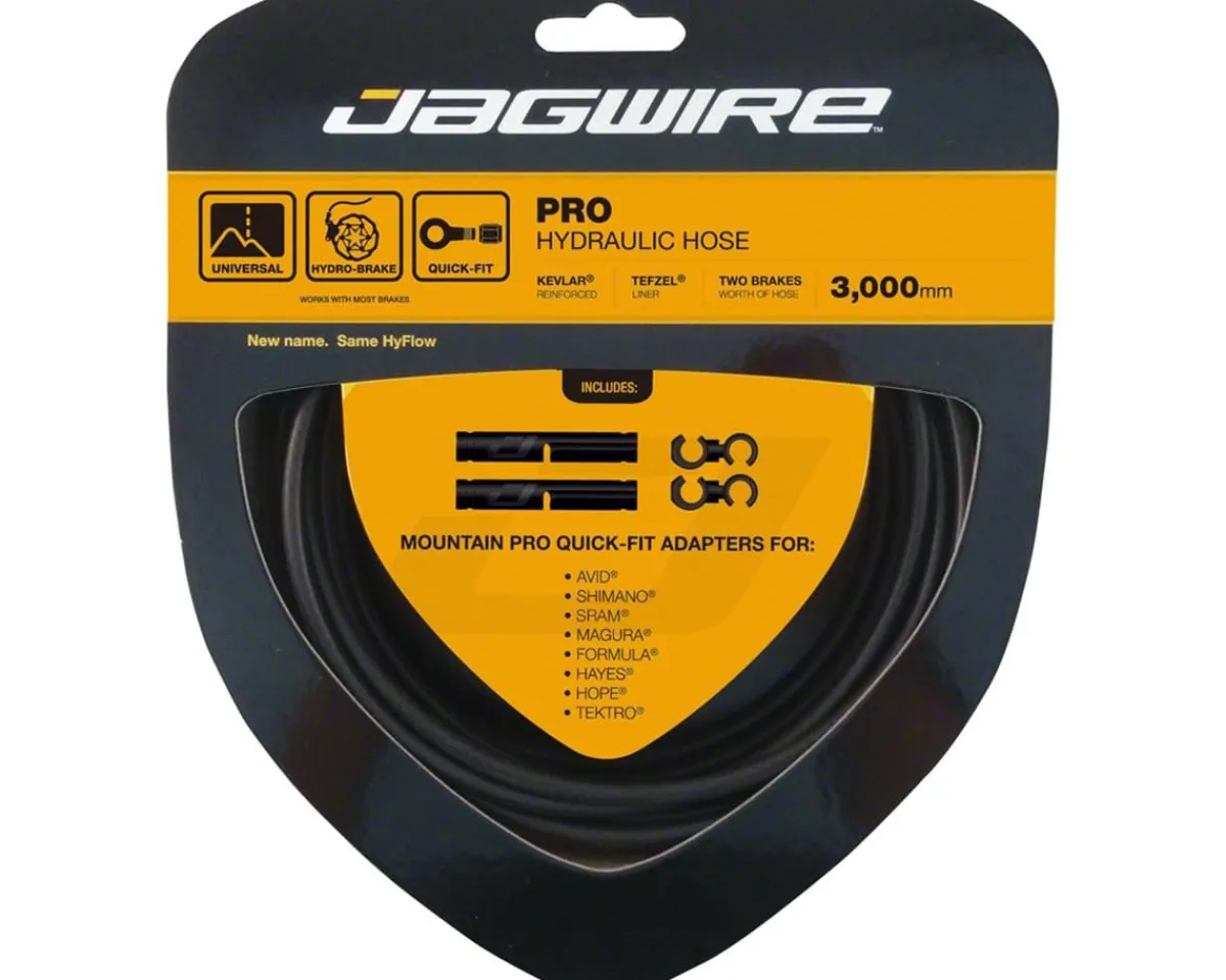 Jagwire Cables & Housing|Mountain Pro Hydraulic Disc Hose Kit (Stealth Black) (3000mm) (3000mm) (Requires Mountain Pro Quick-Fit Kit)