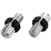 Jagwire Cables & Housing|M10 Slotted Alloy Adjusting Barrel (Silver/Black) (Bag/10)