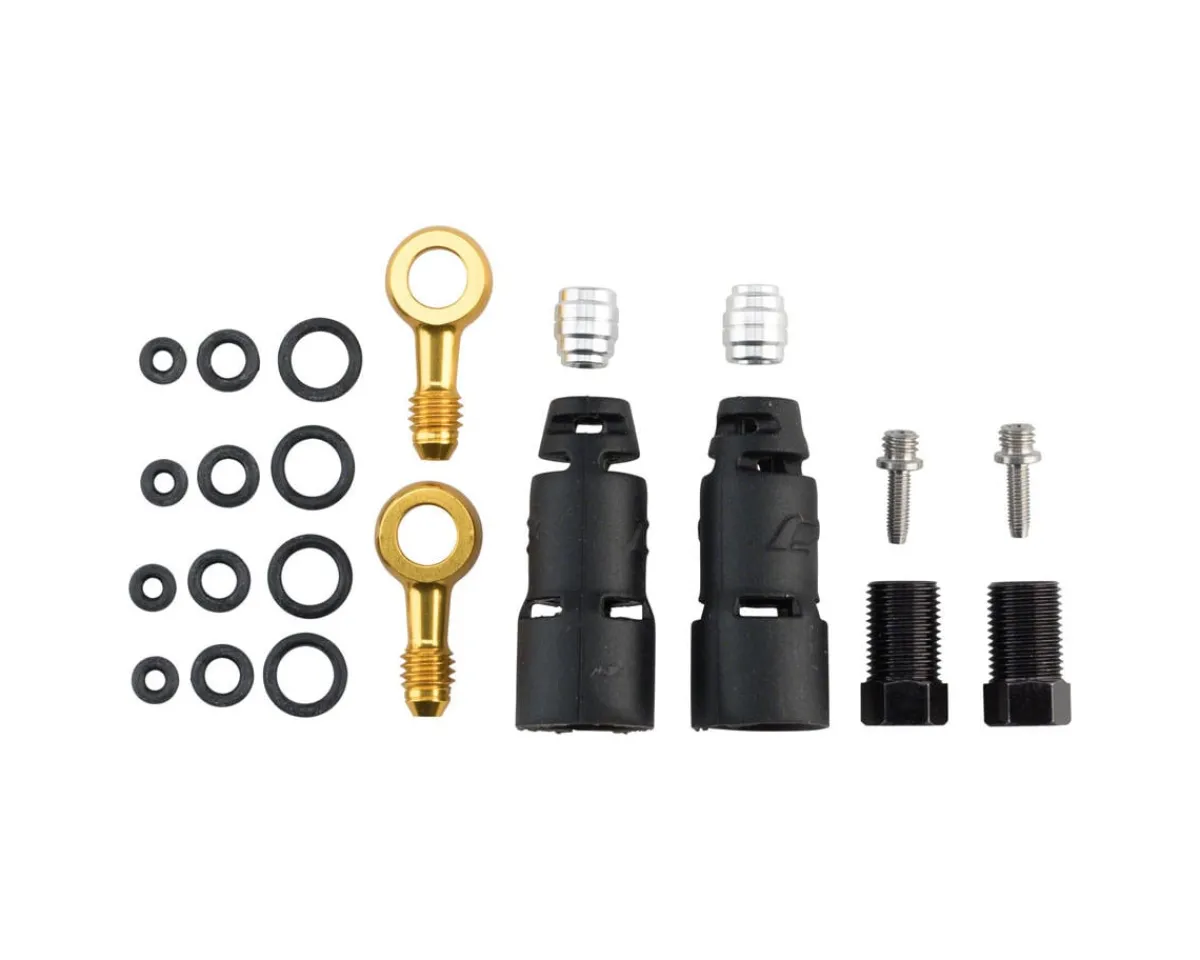 Jagwire Brakes|Cables & Housing|Pro Disc Brake Hydraulic Hose Quick-Fit Adapters (SRAM Level Ultimate)