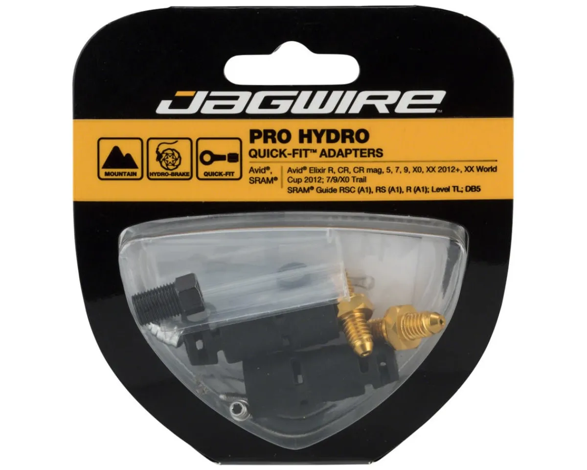Jagwire Brakes|Cables & Housing|Pro Disc Brake Hydraulic Hose Quick-Fit Adapters (SRAM DB5, Guide, Level, Avid Elixir, Trail, XX )