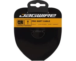 Jagwire Cables & Housing|Pro Polished Slick Derailleur Cable (For Shimano/SRAM) (Stainless) (1.1mm) (2300mm) (1 Pack)