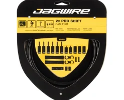Jagwire Cables & Housing|Pro Shift Kit (Black) (For Shimano/SRAM) (1.1mm) (2300/2800mm) (Cables & Housing)