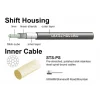Jagwire Cables & Housing|Pro Shift Kit (Ice Grey) (For Shimano/SRAM) (1.1mm) (2300/2800mm) (Cables & Housing)