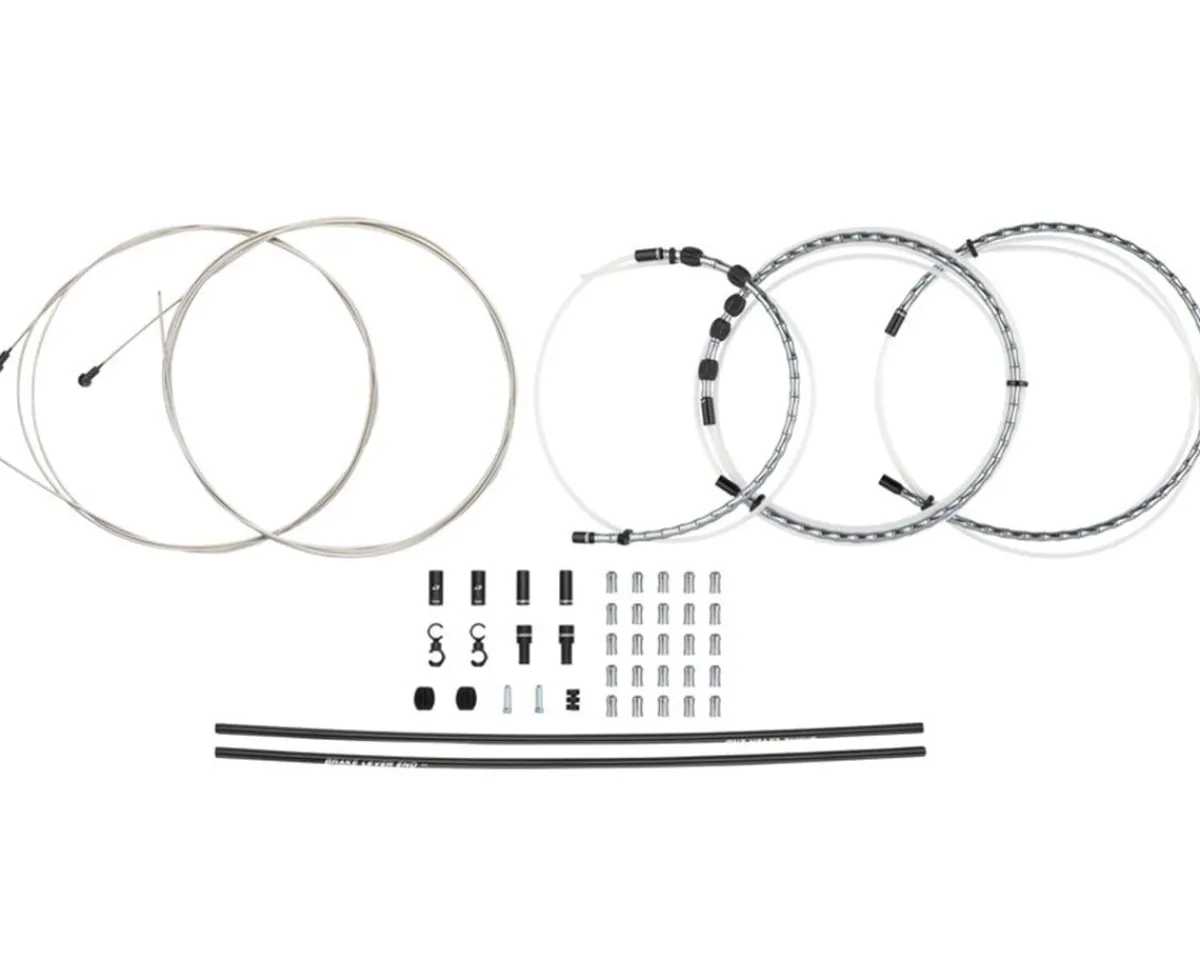 Jagwire Brakes|Cables & Housing|Road Elite Link Brake Cable Kit (Grey) (1.5mm) (1350/2350mm) (w/ Housing)