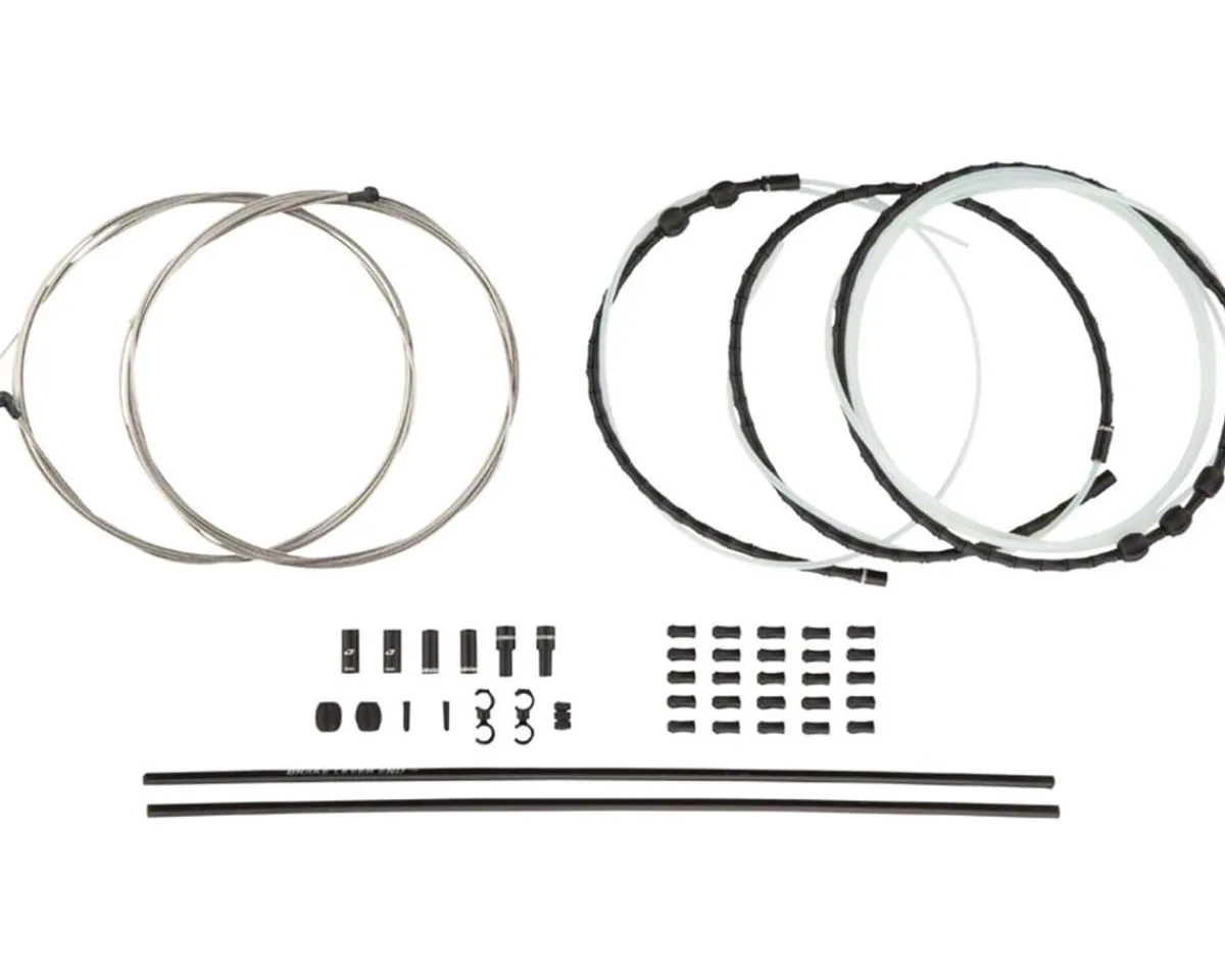 Jagwire Brakes|Cables & Housing|Road Elite Link Brake Cable Kit (Red) (1.5mm) (1350/2350mm) (w/ Housing)