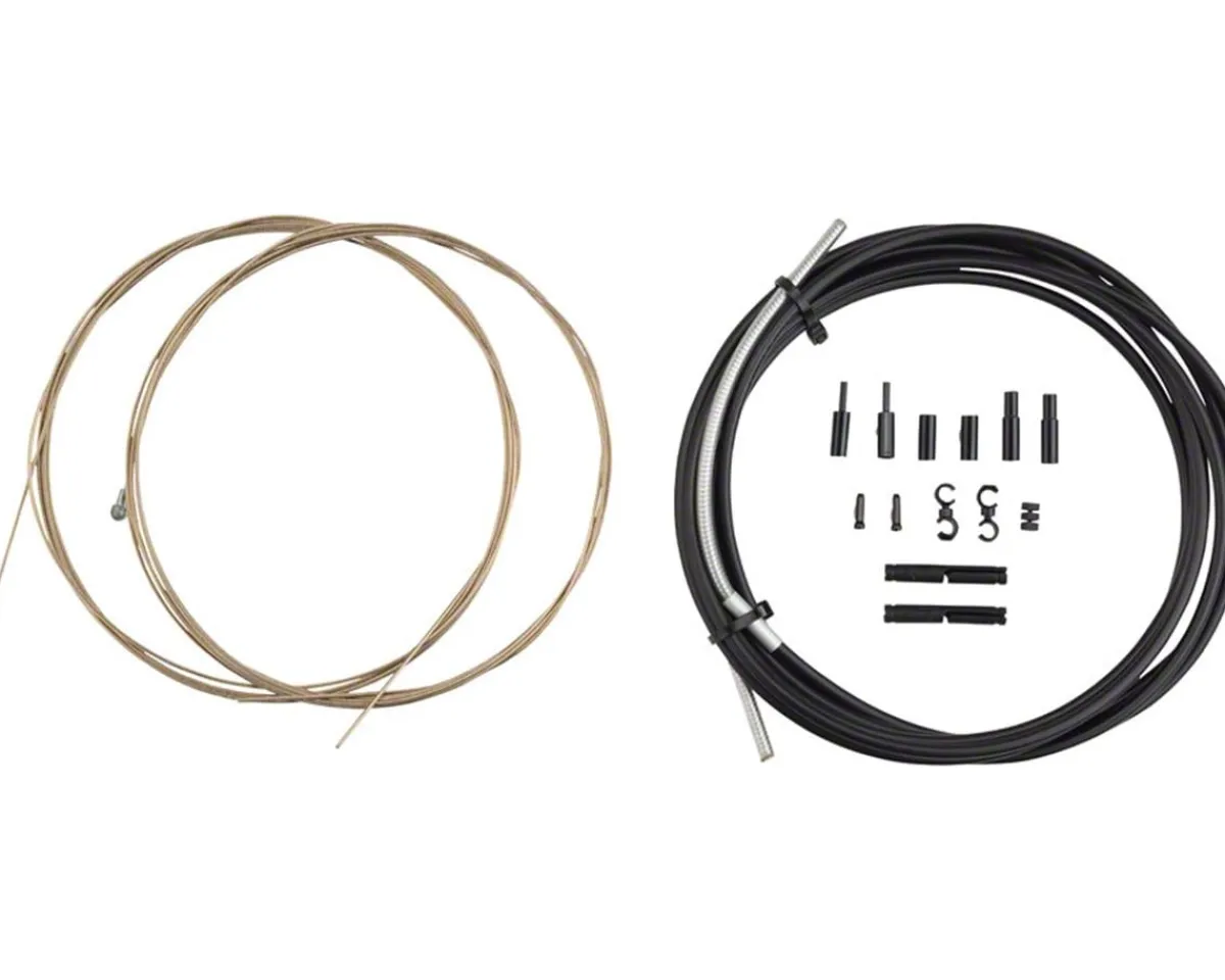 Jagwire Brakes|Cables & Housing|Road Pro Brake Cable Kit (Red) (Stainless) (1.5mm) (1500/2800mm) (w/ Housing)