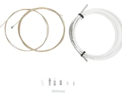 Jagwire Brakes|Cables & Housing|Road Pro Brake Cable Kit (White) (Stainless) (1.5mm) (1500/2800mm) (w/ Housing)