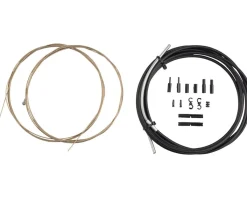 Jagwire Brakes|Road Pro Brake Cable Kit (Stealth Black) (Stainless) (1.5mm) (1500/2800mm) (w/ Housing)