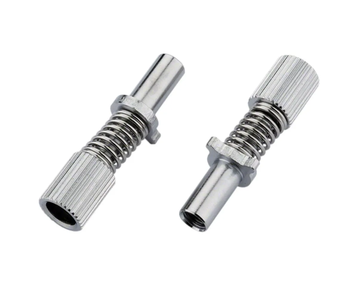 Jagwire Cables & Housing|Derailleurs & Parts|Road Sport Frame Mount Mickey Adjusting Barrels (Chrome) (2)