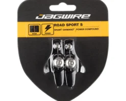 Jagwire Brakes|Road Sport S Brake Pads (Black) (For Shimano/SRAM) (1 Pair)