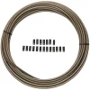 Jagwire Brakes|Cables & Housing|Sport Brake Housing (Carbon Silver) (Braided) (5mm) (10 Meters) (w/ Slick-Lube Liner)
