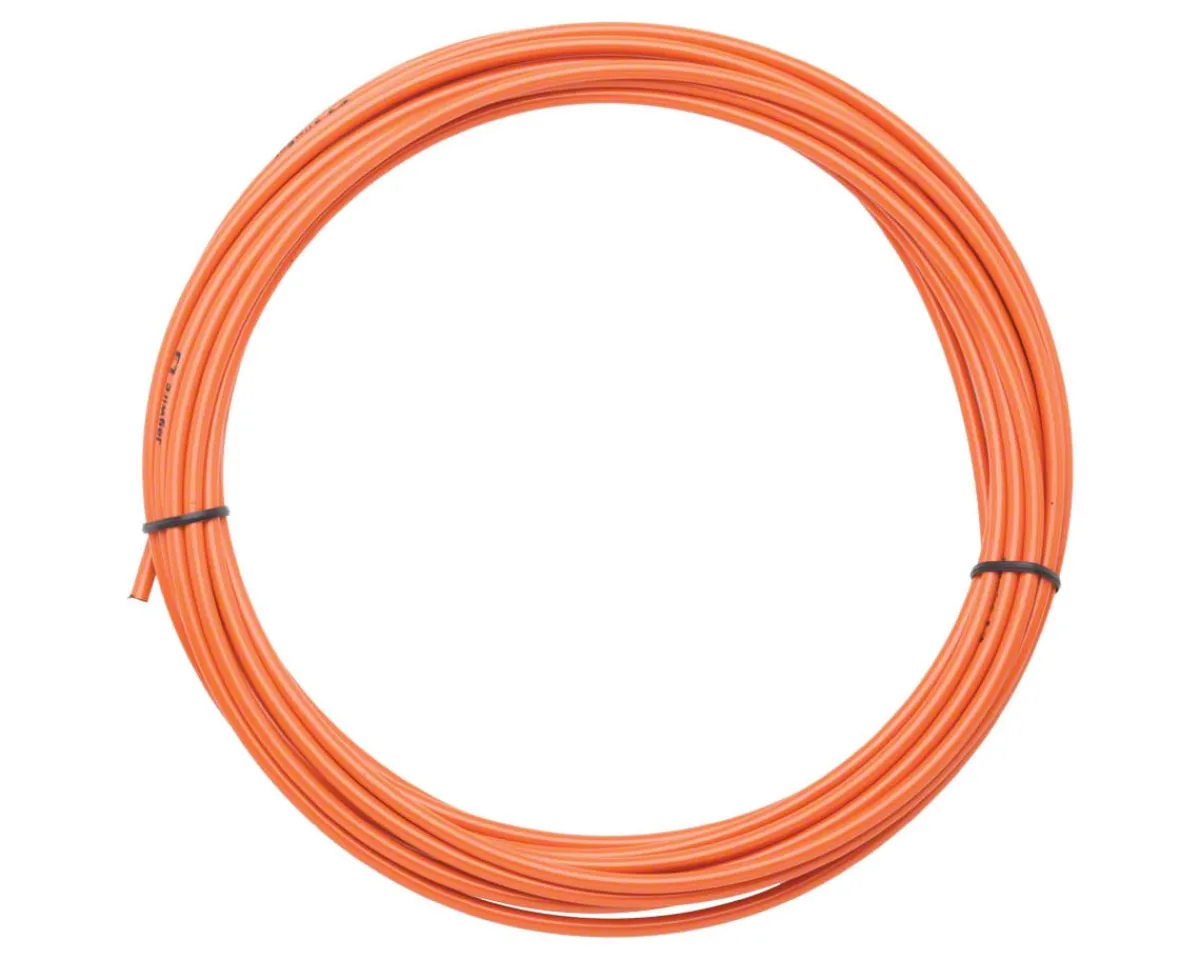 Jagwire Brakes|Cables & Housing|Sport Brake Housing (Orange) (5mm) (10 Meters) (w/ Slick-Lube Liner)