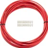 Jagwire Brakes|Cables & Housing|Sport Brake Housing (Red) (5mm) (10 Meters) (w/ Slick-Lube Liner)